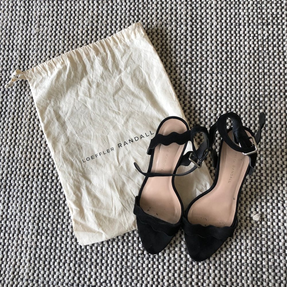 Loeffler Randall Amelia scallop dress sandal heels